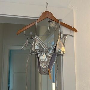 SKIMS - Silver Metallic Bikini